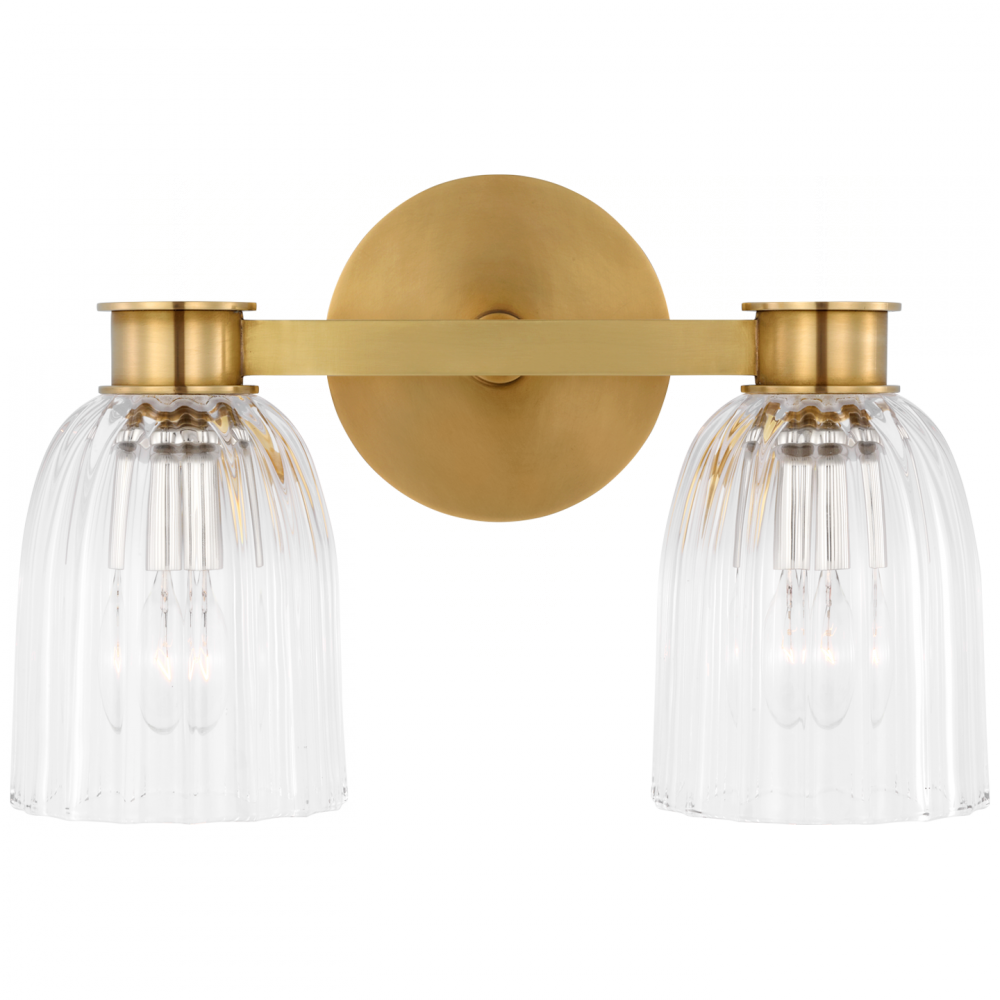 VC Studio Collection Asalea Double Bath Sconce - Thumbnail 2